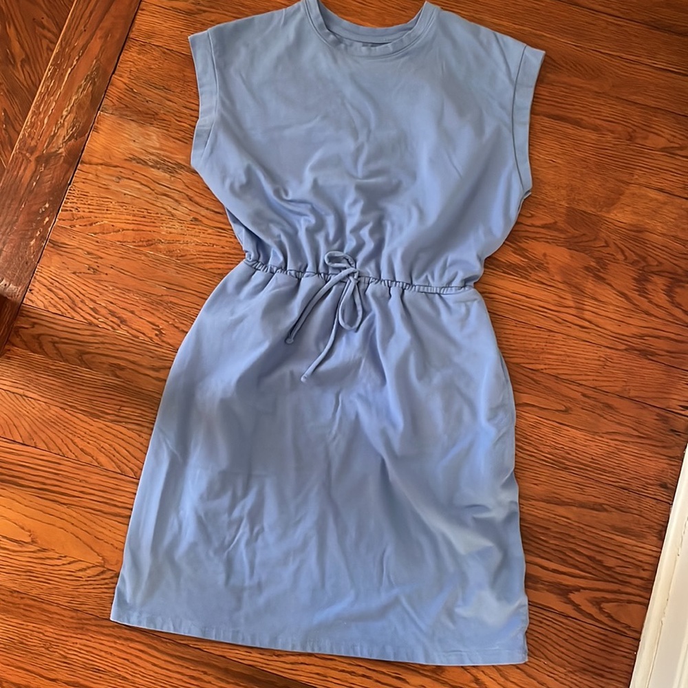 Blue casual dress - S